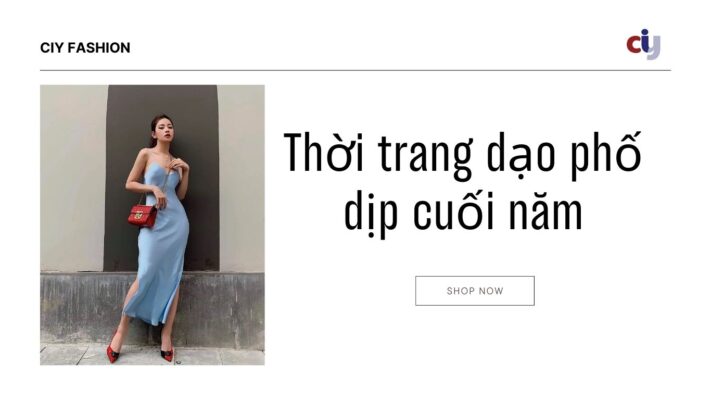 Đầm dạo phố cho mùa cuối năm